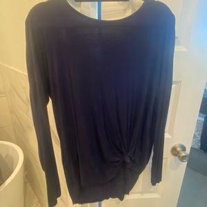 Navy Long-sleeved Shirt. Medium.